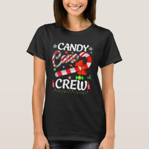 Candy Cane Crew Funny Christmas Candy Cane Kostüm T-Shirt