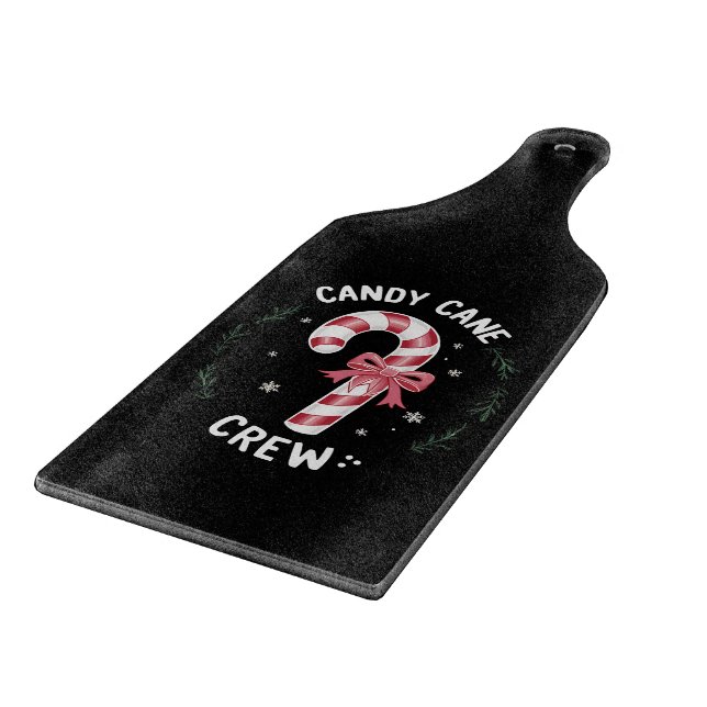 Candy Cane Crew Funny Christmas Candy Lover Xmas Schneidebrett (Ecke)