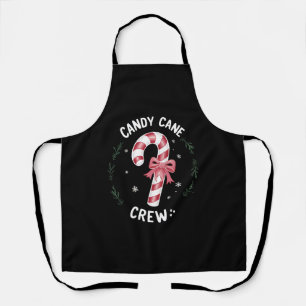 Candy Cane Crew Funny Christmas Candy Lover Xmas Schürze