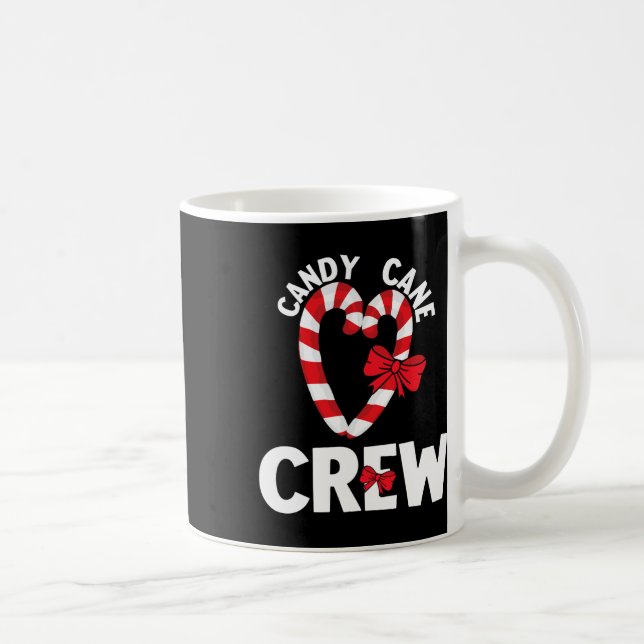 Candy Cane Crew Funny Christmas Sweet Candy Merry Kaffeetasse (Rechts)