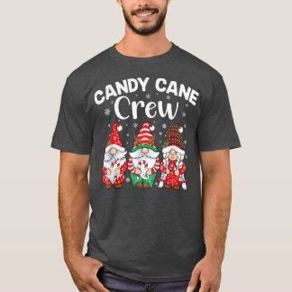 Candy Cane Crew Karo Kariertes Muster Funny Christ T-Shirt