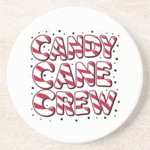Candy Cane Crew Liebhaber Weihnachten Xmas Pyjama Getränkeuntersetzer