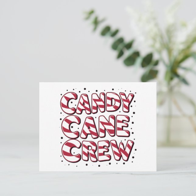 Candy Cane Crew Lover Christmas Weihnachten Weihna (Stehend Vorderseite)