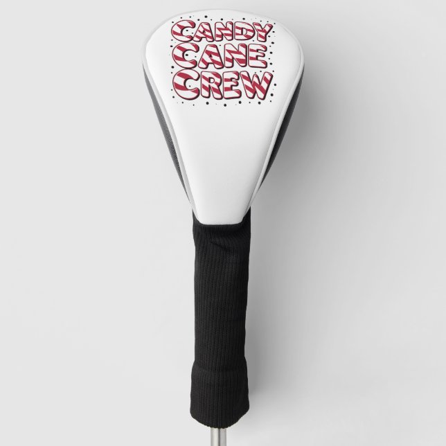 Candy Cane Crew Lover Christmas Weihnachten Weihna Golf Headcover (Vorderseite)