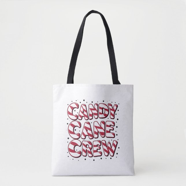Candy Cane Crew Lover Christmas Weihnachten Weihna Tasche (Vorderseite)