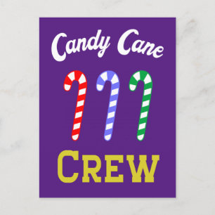 Candy Cane Crew Postkarte