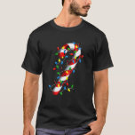 Candy Cane Crew Santa Christmas Lights Kinder Jung T-Shirt<br><div class="desc">Candy Cane Crew Santa Christmas Lights Kinder Jungen Mädchen</div>