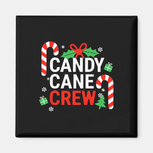 Candy Cane Crew Shirt Erwachsene Männer Frauen Kin Magnet