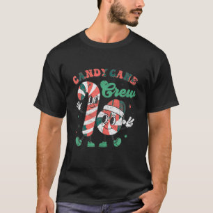 Candy Cane Crew Weihnachten Weihnachten Weihnachte T-Shirt