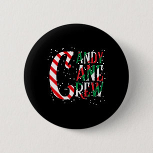 Candy Cane Crew Weihnachts-Passende Familie Candy Button