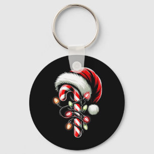 Candy Cane Crew Weihnachtsleuchten Familie Matchin Schlüsselanhänger