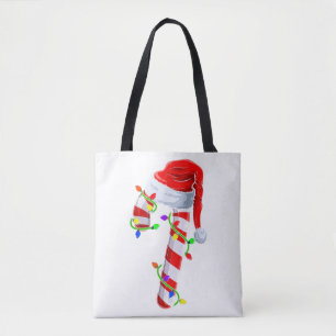 Candy Cane Crew Weihnachtsleuchten Familie Matchin Tasche