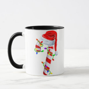 Candy Cane Crew Weihnachtsleuchten Familie Matchin Tasse