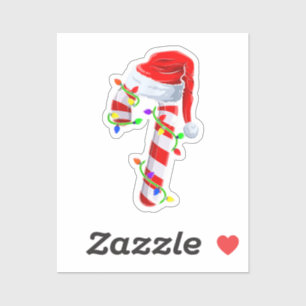 Candy Cane Crew Weihnachtslichter Familie passende Aufkleber