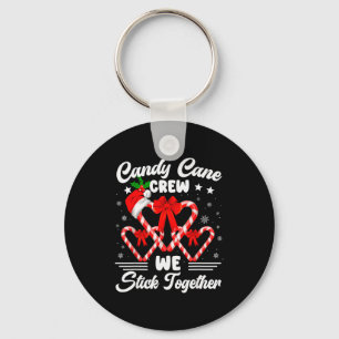 Candy Cane Crew Wir halten zusammen Weihnachten Xm Schlüsselanhänger