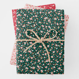 Candy Cane Crush Giftwrap Geschenkpapier Set