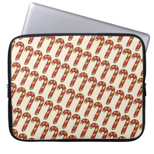 Candy Cane Drehung Weihnachtsgebäck Laptopschutzhülle