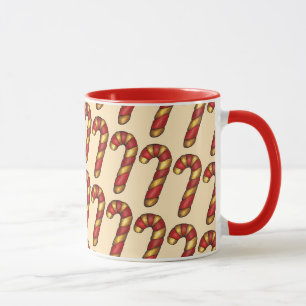 Candy Cane Drehung Weihnachtsgebäck Tasse