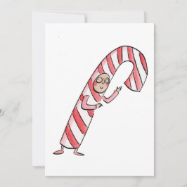 Candy Cane Einladung