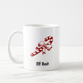 Candy Cane Elf Bait Kaffeetasse