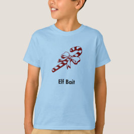 Candy Cane Elf Bait T-Shirt