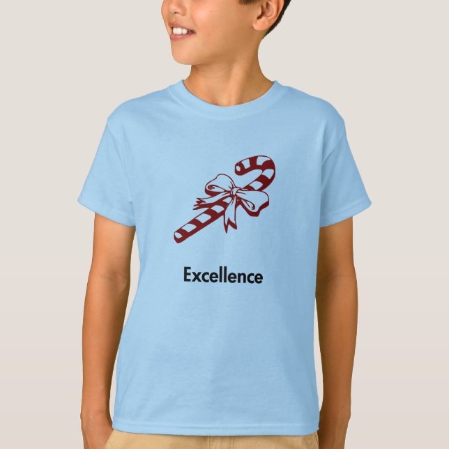 Candy Cane Excellence T-Shirt (Vorderseite)
