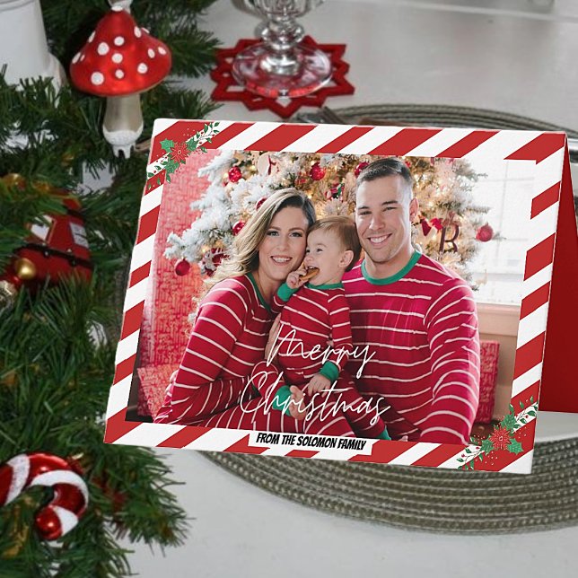 Candy Cane Faltkarte Karte (Von Creator hochgeladen)