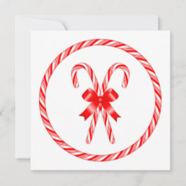 Candy Cane Feiertagskarte