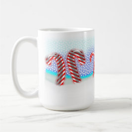 Candy Cane Forest Christmas Große Kaffeetasse