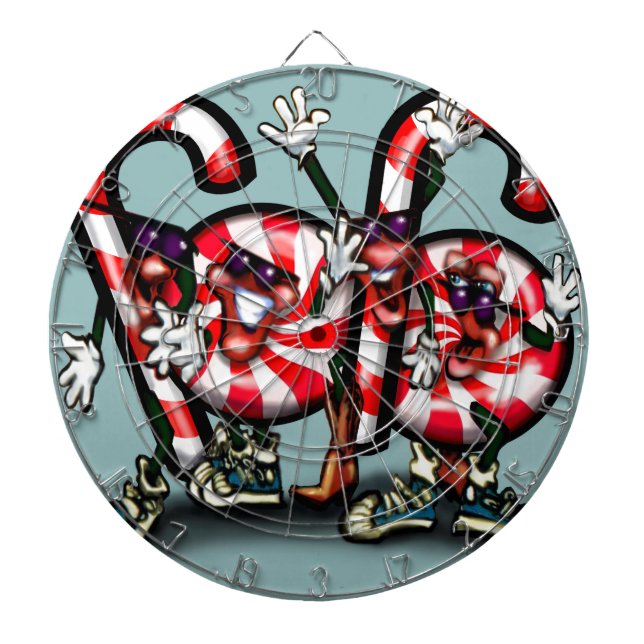 Candy Cane Gang Dartscheibe (vorne)