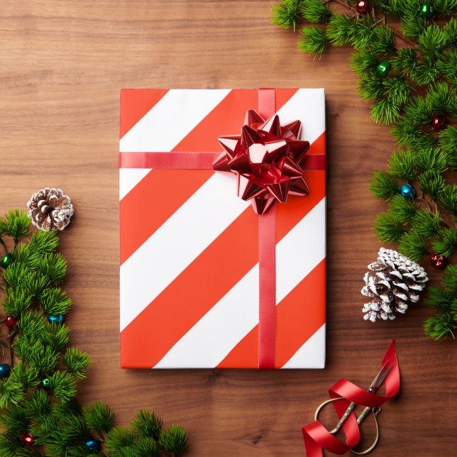 Candy Cane Geschenkpapier (Feiertagsgeschenk)