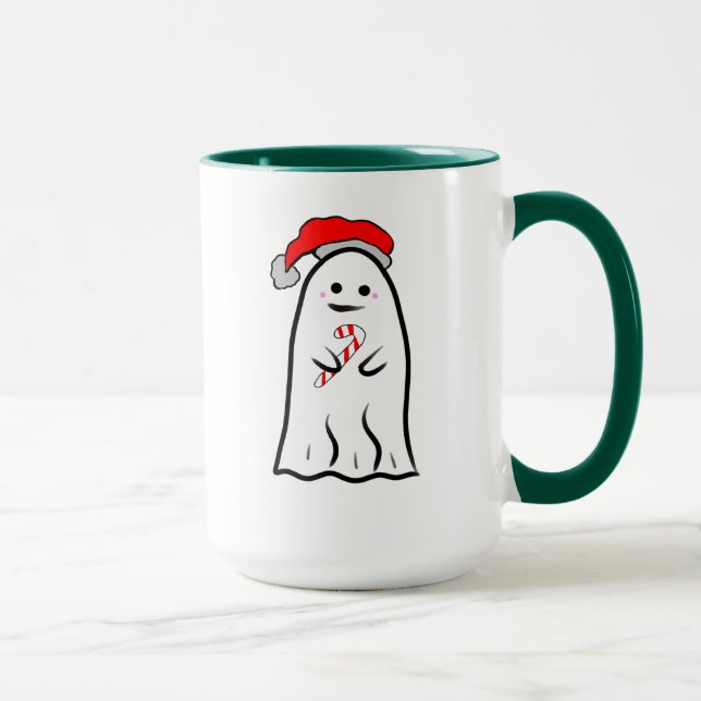 Candy Cane Ghost Tasse (Rechts)