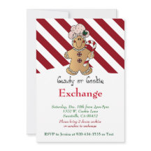Candy Cane Gingerbrot Cookie & Candy Exchange
