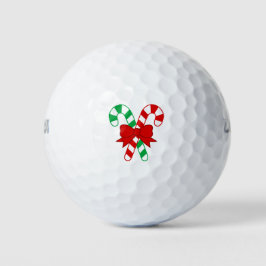 Candy Cane Golf Ball