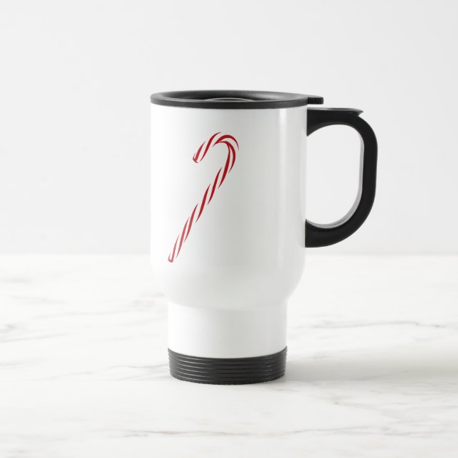 Candy Cane Graphic Reisebecher (Rechts)