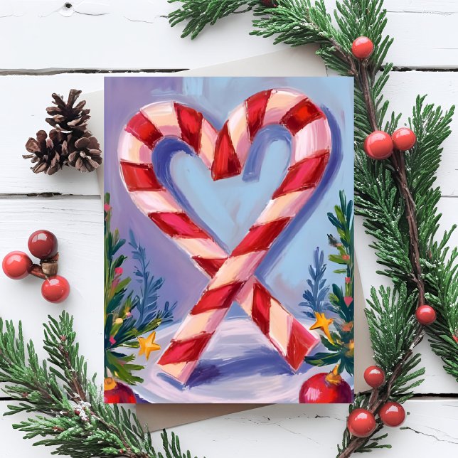 Candy Cane Heart Frohe Weihnachten (Von Creator hochgeladen)