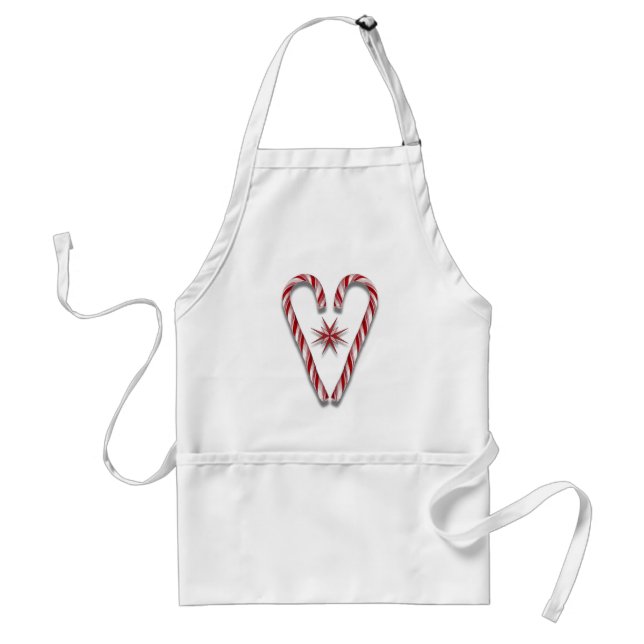 Candy Cane Heart Schürze (Vorne)