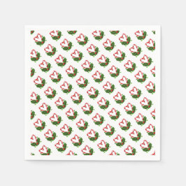 Candy Cane Hearts Festlicher Urlaub Weihnachten Li Serviette