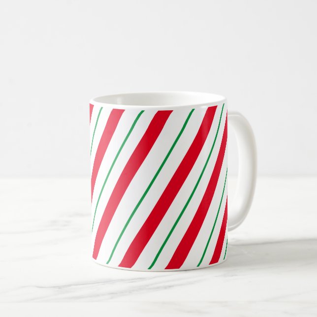 Candy Cane Holiday Tasse (VorderseiteRechts)