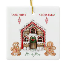 Candy Cane House Gingerbrot Menschen Weihnachten