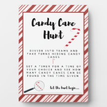 Candy Cane Hunt Sign
