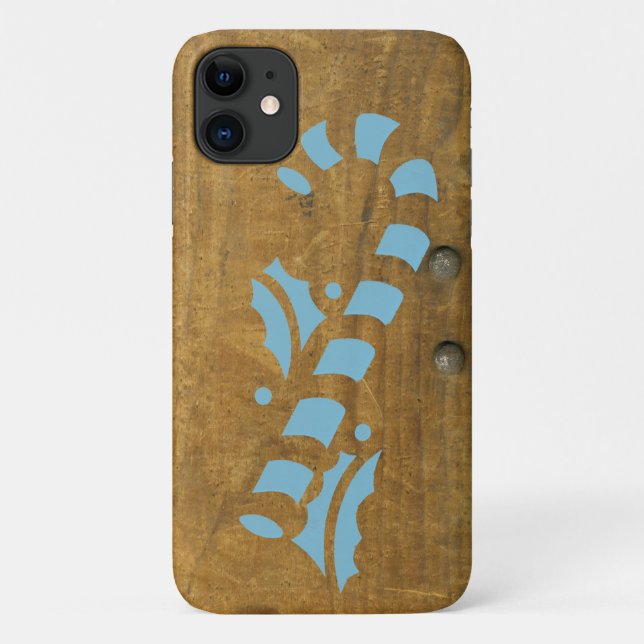 Candy Cane Imitats Wood Holiday Case-Mate iPhone Hülle (Rückseite)