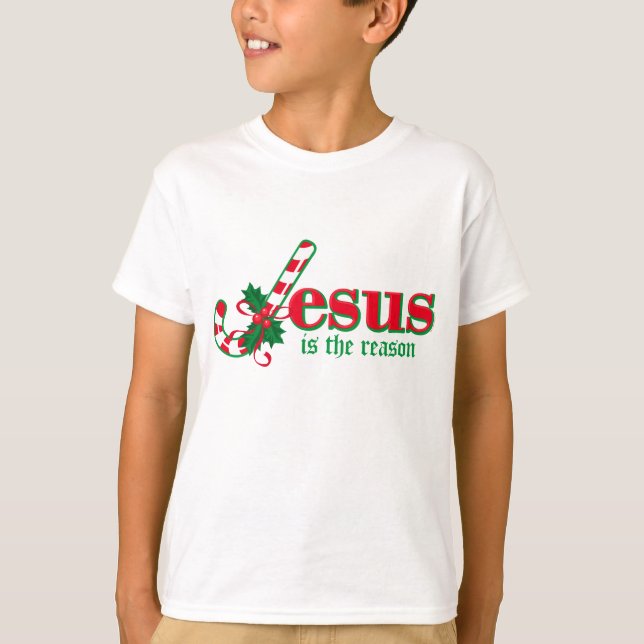 Candy Cane Jesus Shirt (Vorderseite)