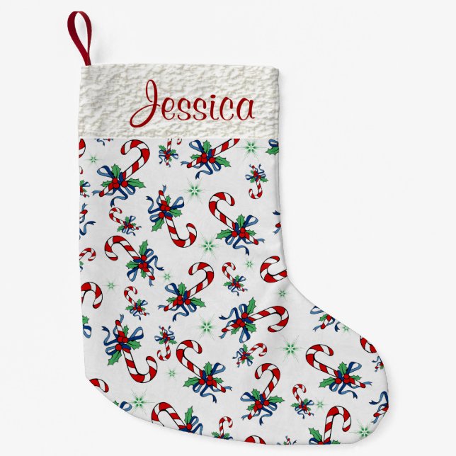 Candy Cane Kleiner Weihnachtsstrumpf (Vorderseite)