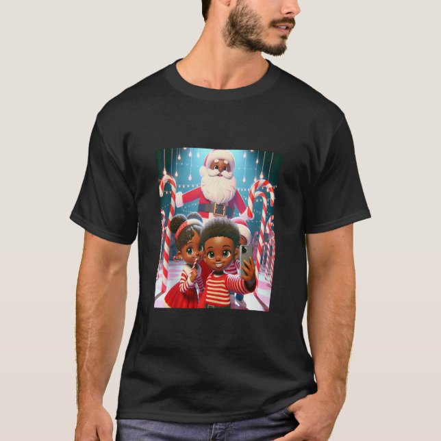Candy Cane Lane American Siblons Holiday T-Shirt (Vorderseite)