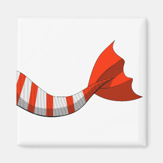 Candy Cane Mermaid Schwanz V2 Magnet