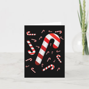 Candy Cane Merry und Helle Red and White Candy Co Karte