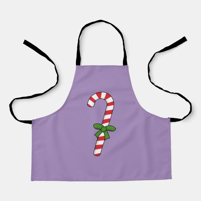 Candy Cane mit Green Ribbon Schürze (Vorderseite)
