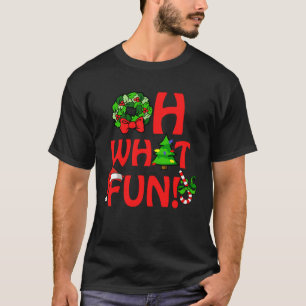 Candy Cane Oh, was Spaß Weihnachten für Männer ki T-Shirt