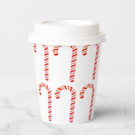 Candy Cane Paper Cup Pappbecher